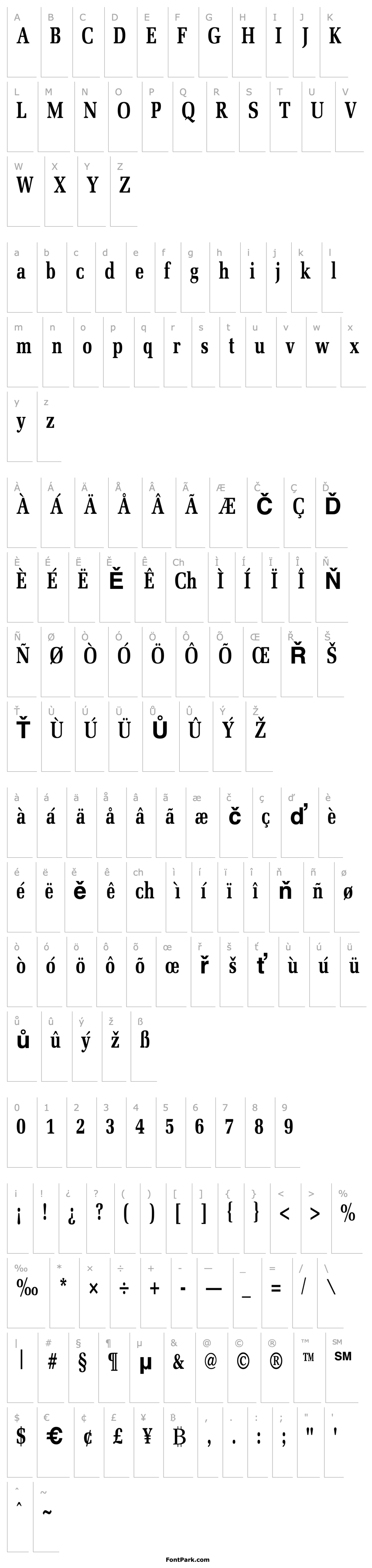 Overview MemoirCondensed Bold