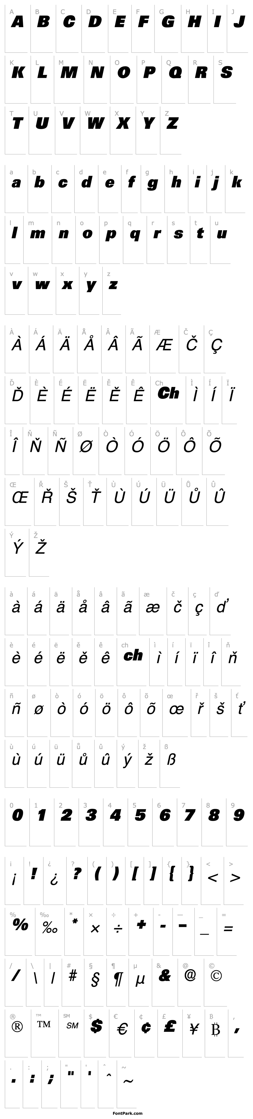 Overview Mercat Display SSi Italic