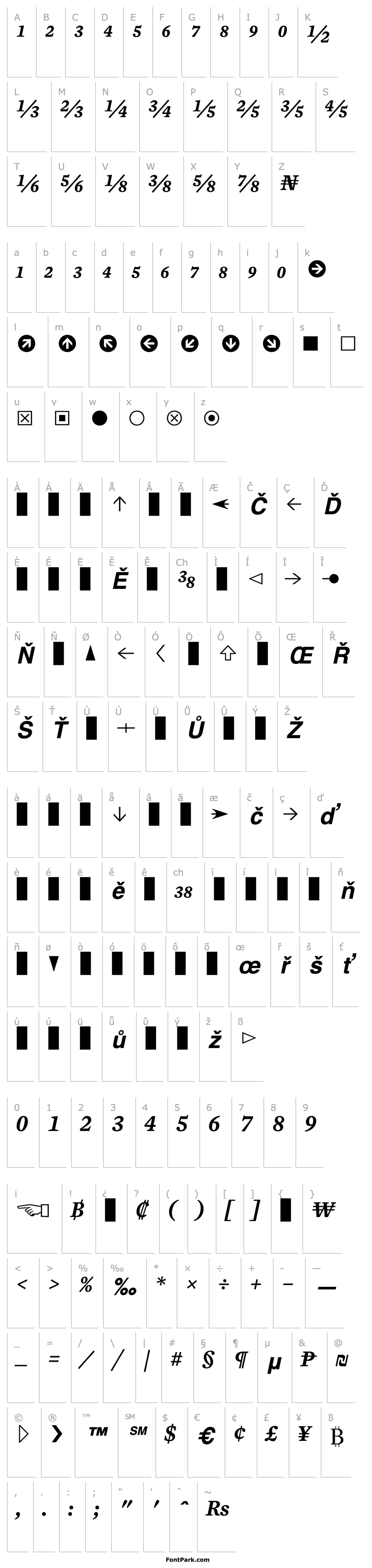 Přehled MercuryNumericG1-SemiItalic