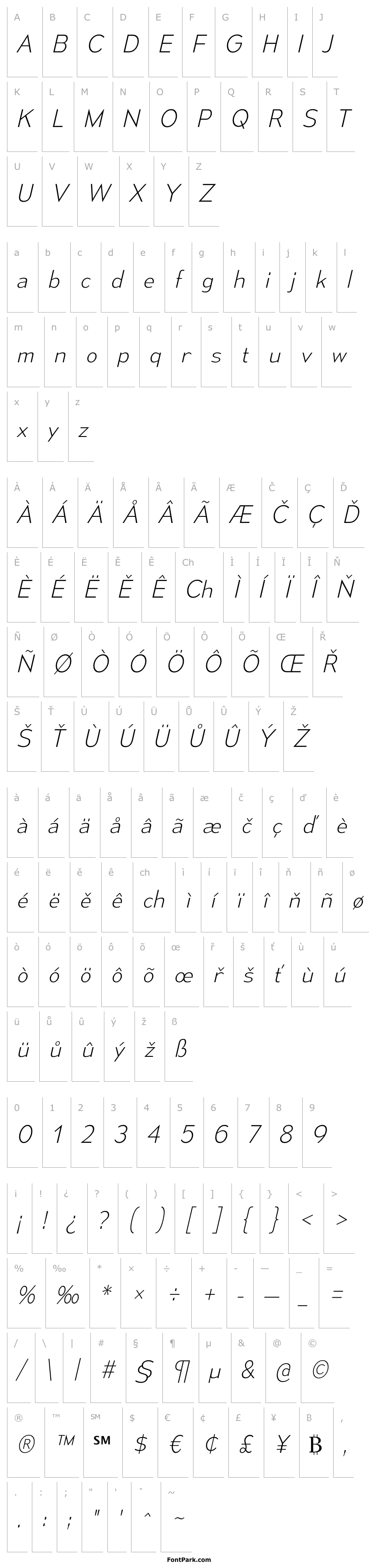 Přehled MesmerizeEl-Italic