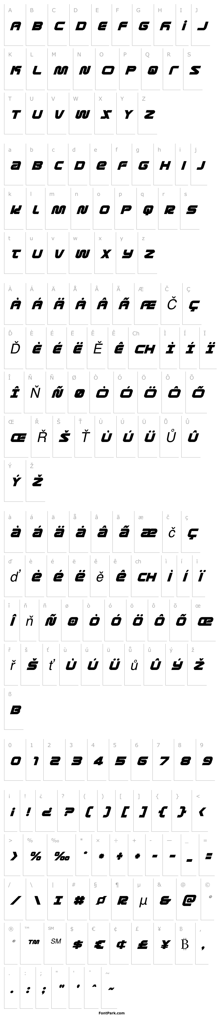 Přehled Metronauts Italic