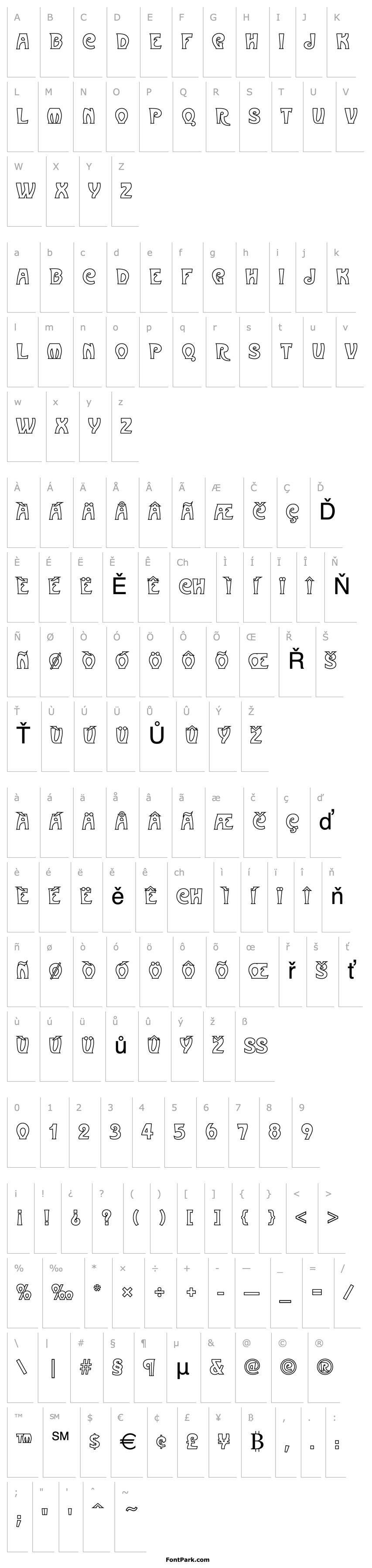 Přehled Metropolitaines_Becker_Outline