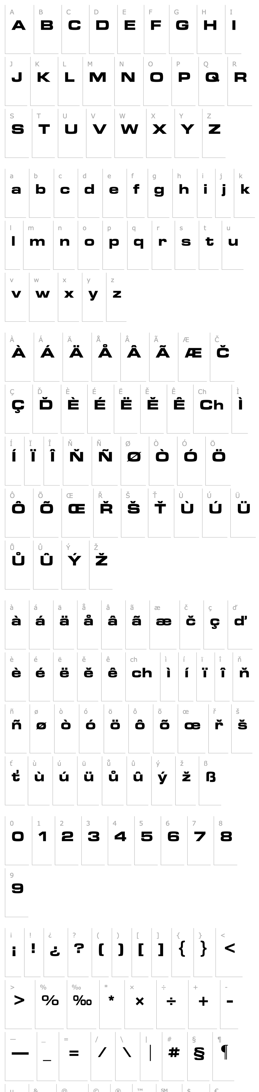 Overview Metrostyle Extended Bold