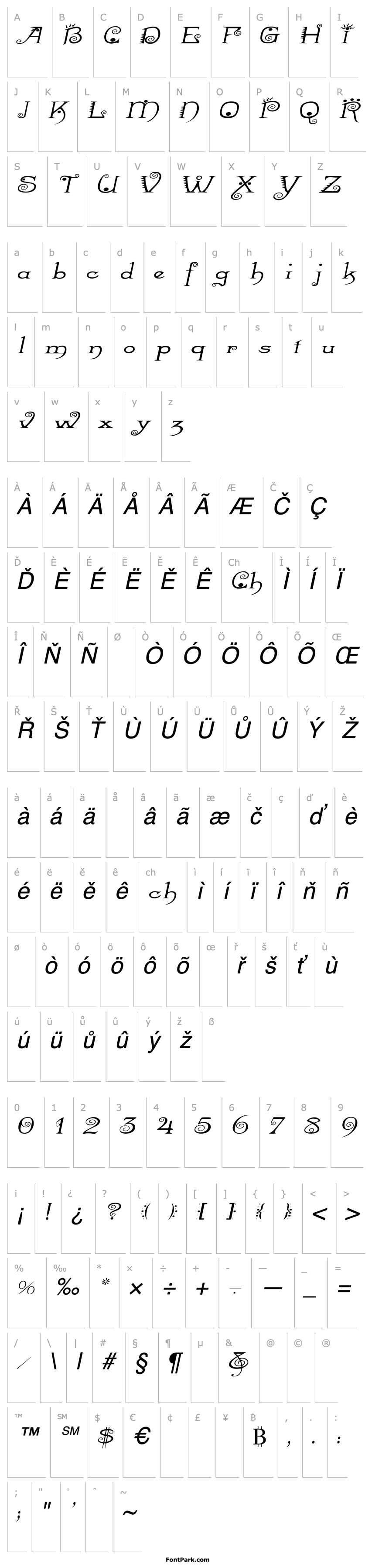 Overview MexacaliExtended Italic