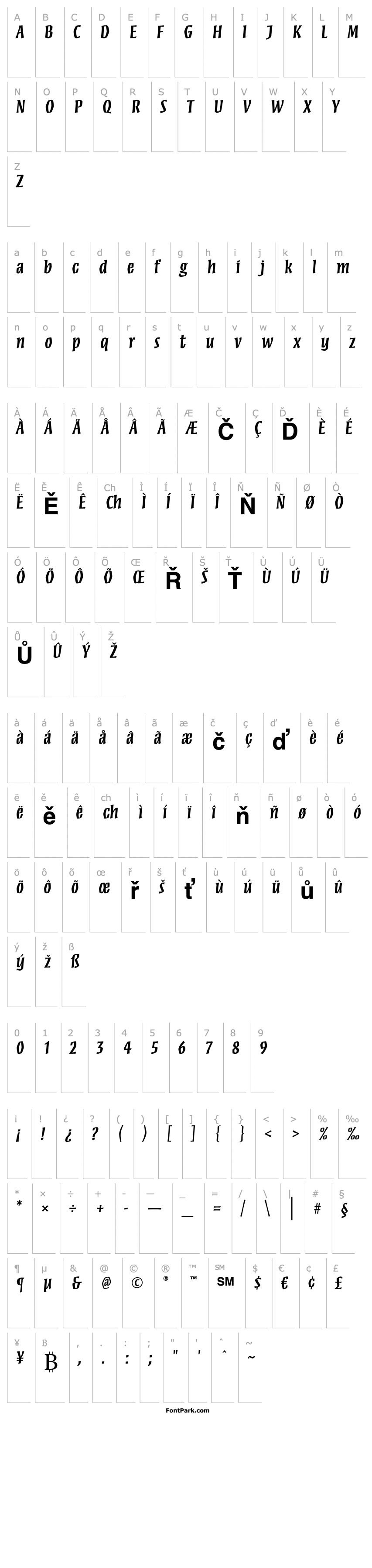 Přehled MezzStd-Semibold