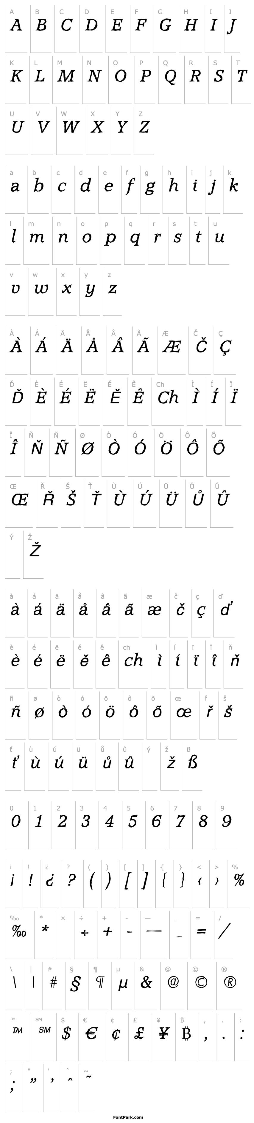 Overview MichaelBeckerAntique-Italic