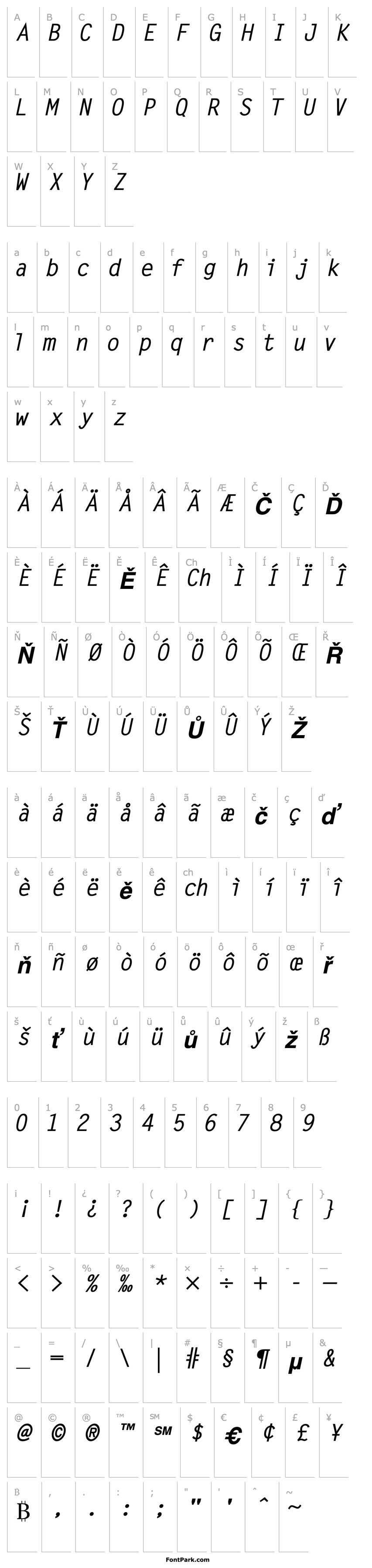 Overview Microfine SSi Bold Italic