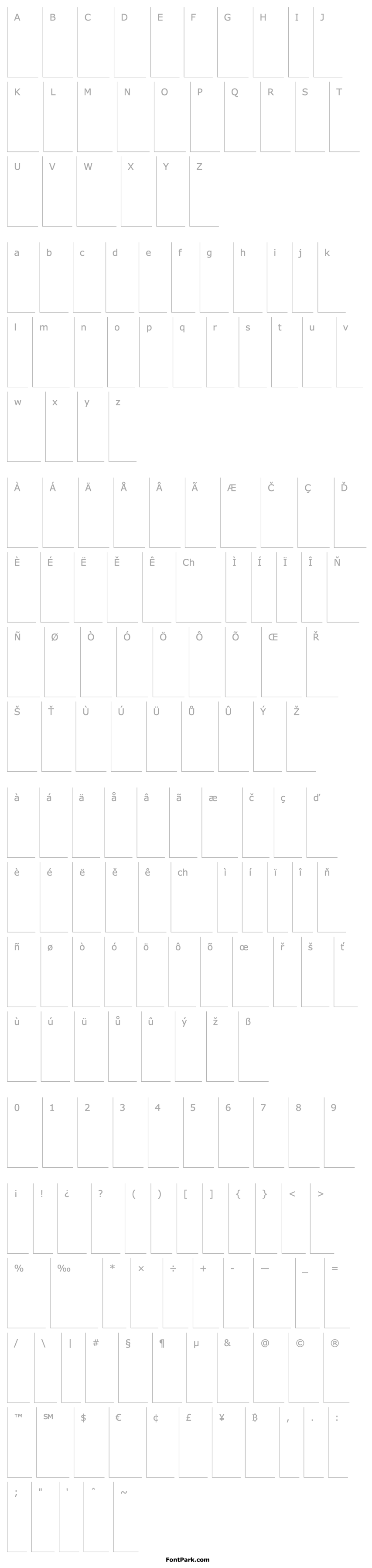 Overview MicroFLF-Italic