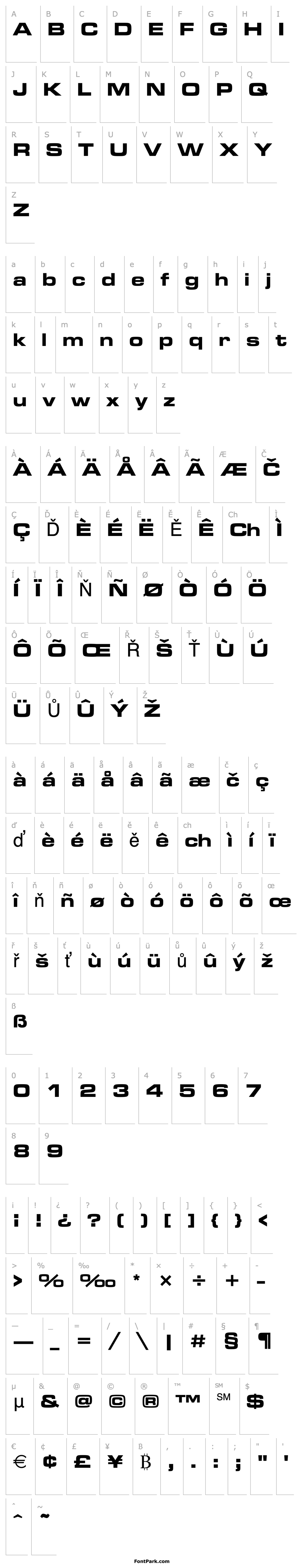 Přehled Microgramma_Becker_Bold_Extd