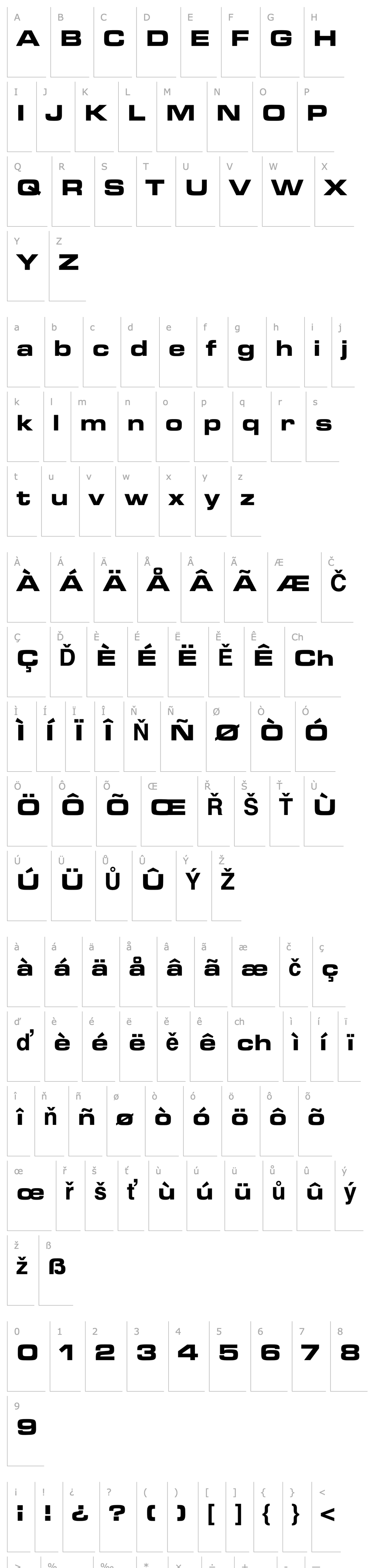 Přehled MicrogrammaEF-BoldExtend