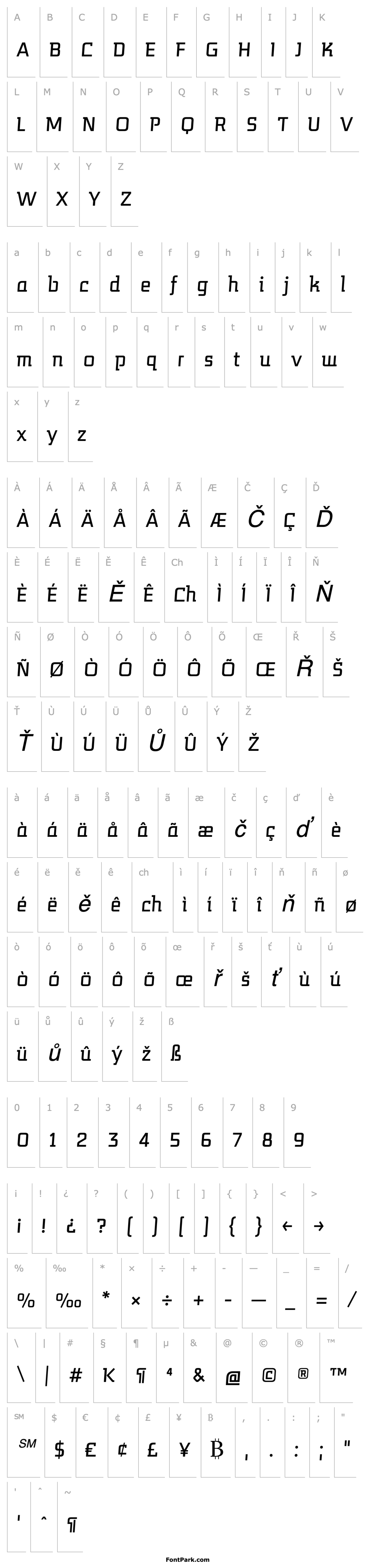 Přehled MidnightKernboy-Italic