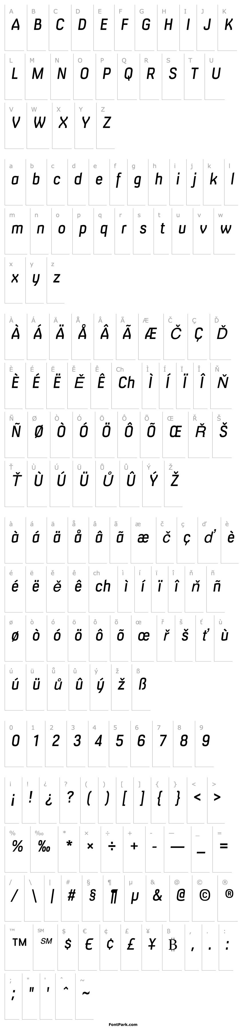 Overview Milibus Rg Italic