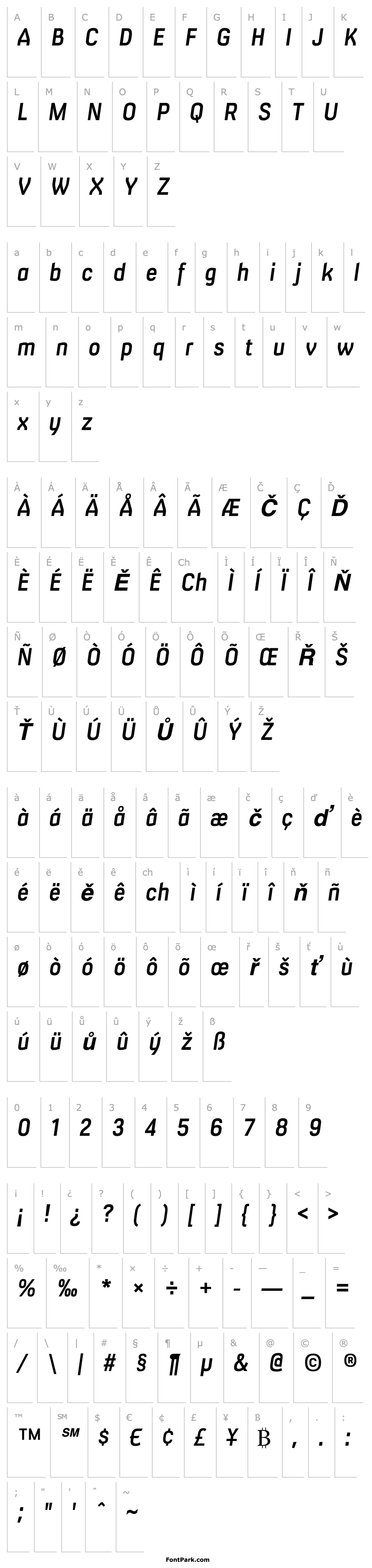 Overview Milibus Sb Italic