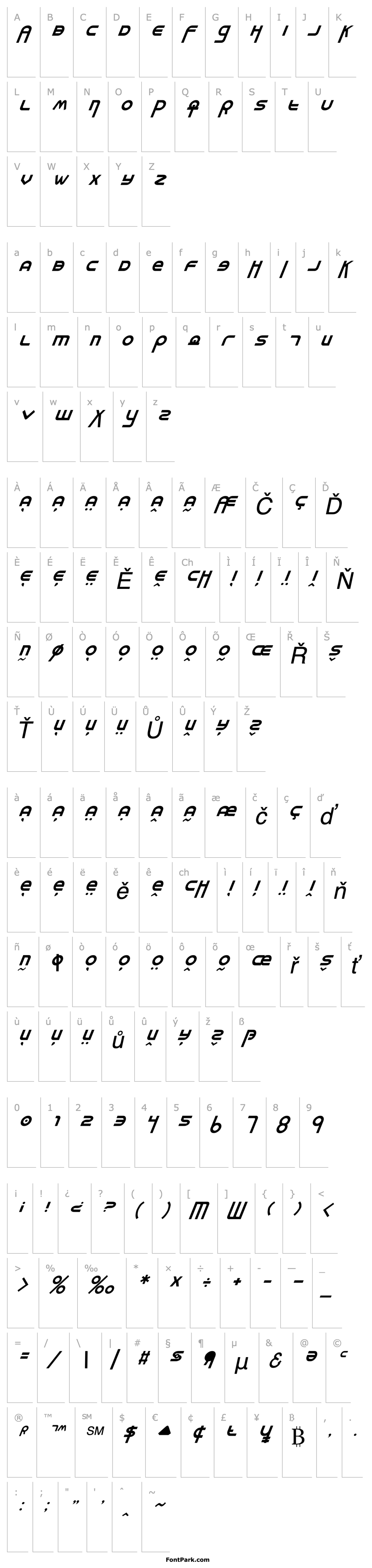 Overview Milk Bar Italic