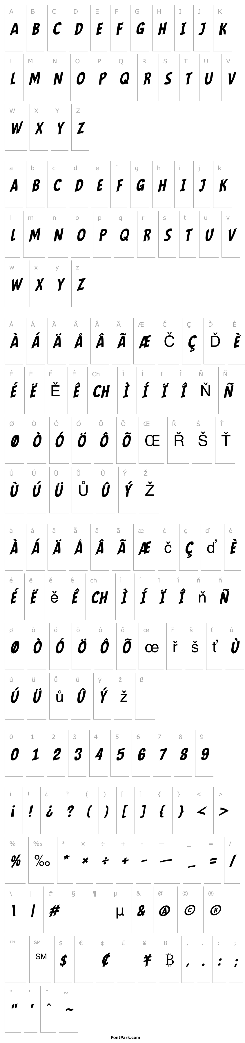 Přehled Mindflyers Comics Italic