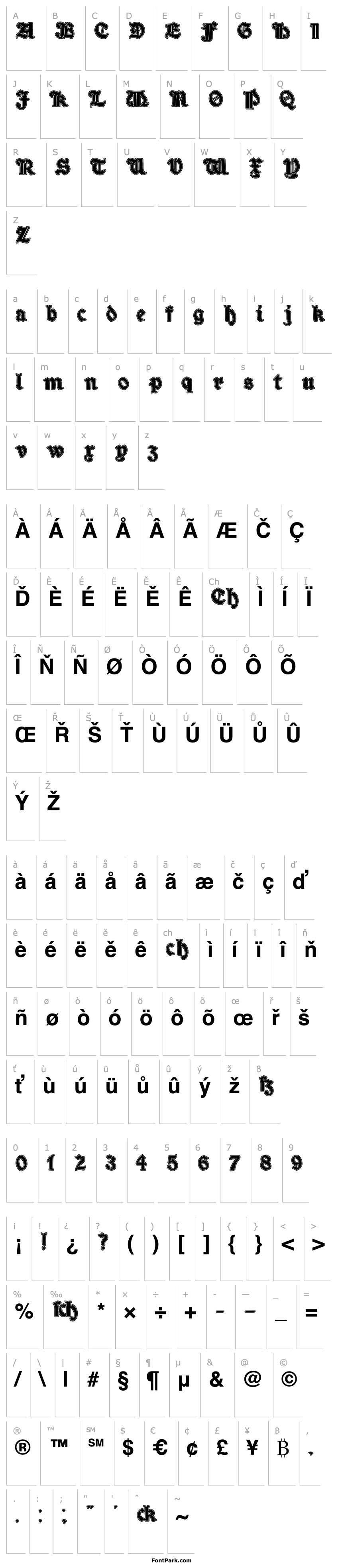 Overview Minim Outline ExtraBold