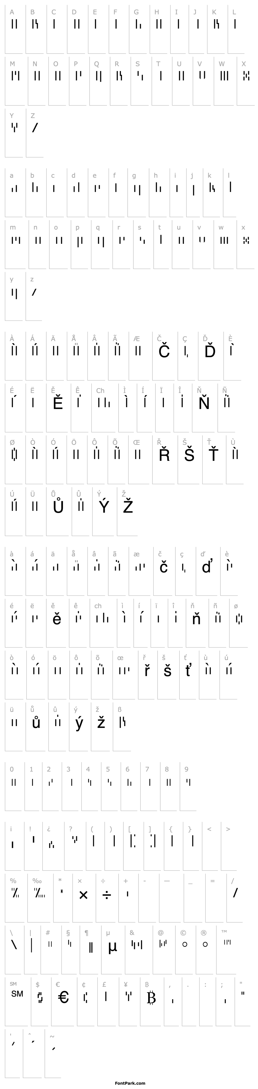 Přehled Minimum-BMediumVertical