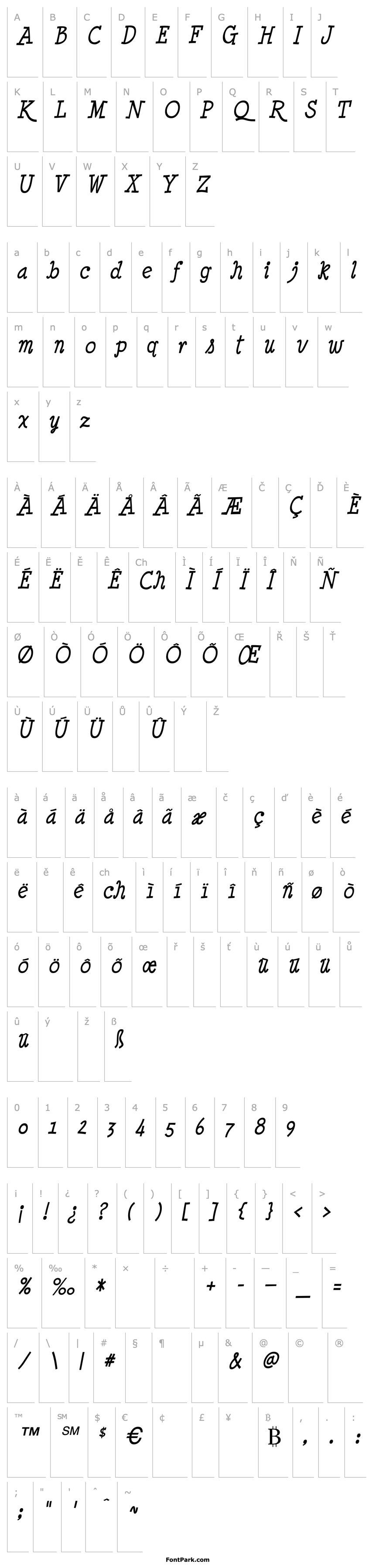 Přehled Minya Nouvelle Italic