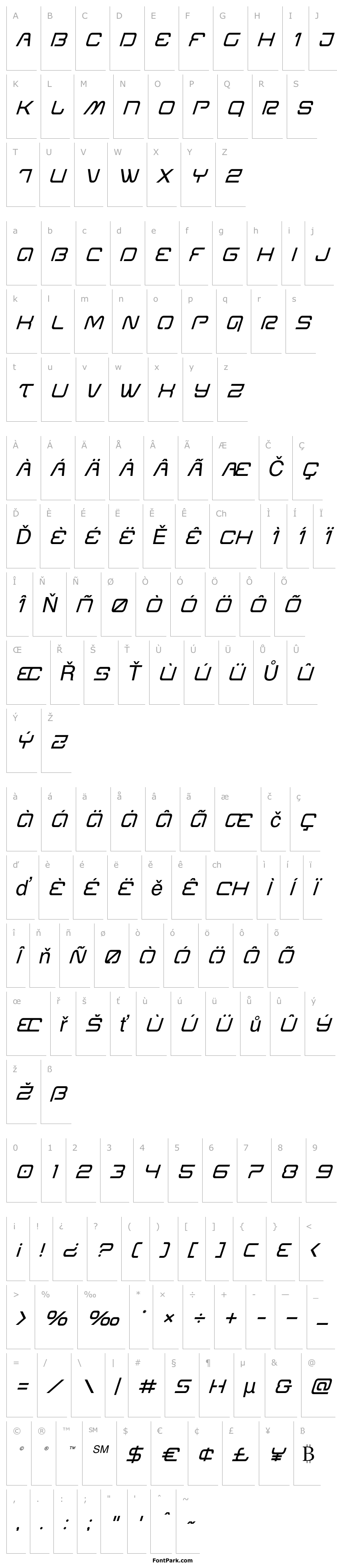 Overview Miracle Mercury Italic