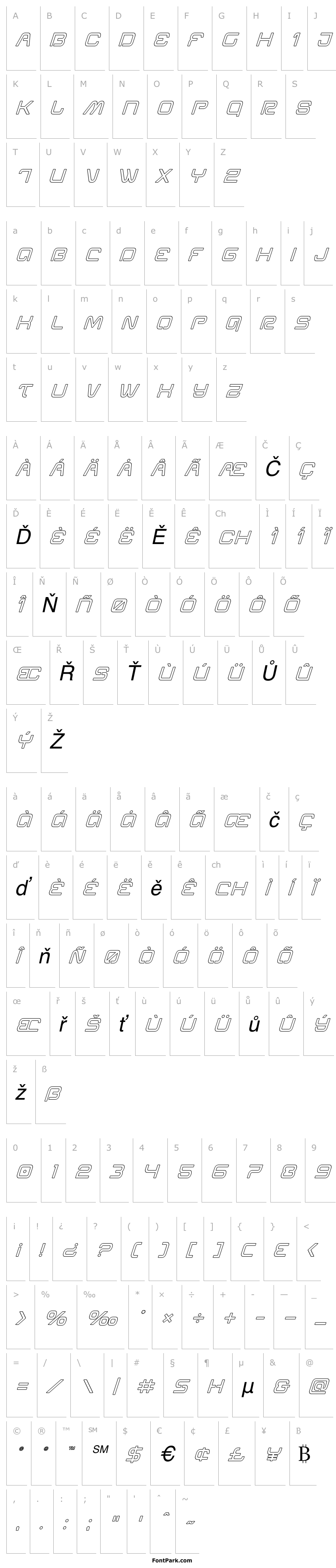 Overview Miracle Mercury Outline Italic