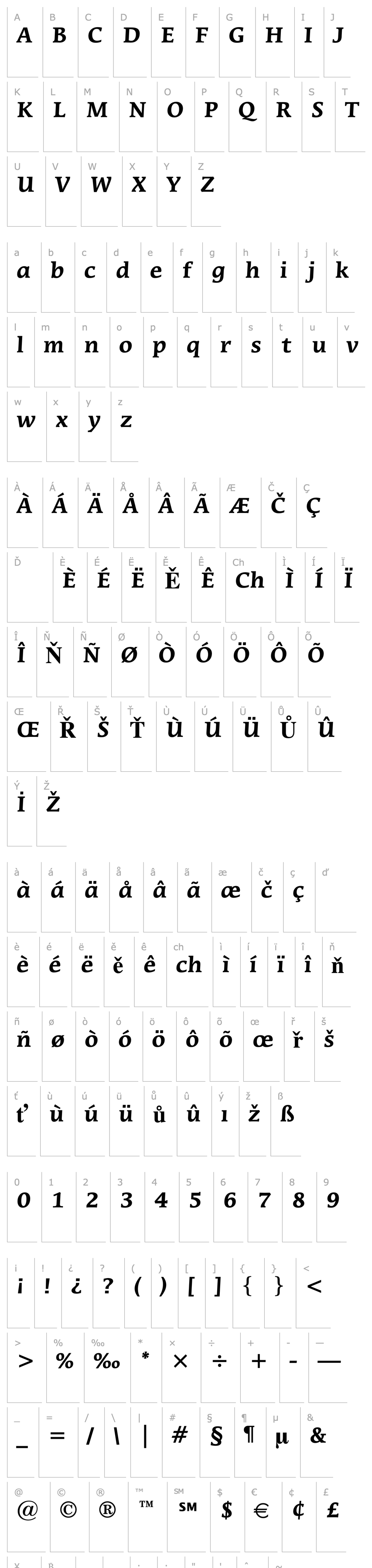 Overview Mirarae Bold BT