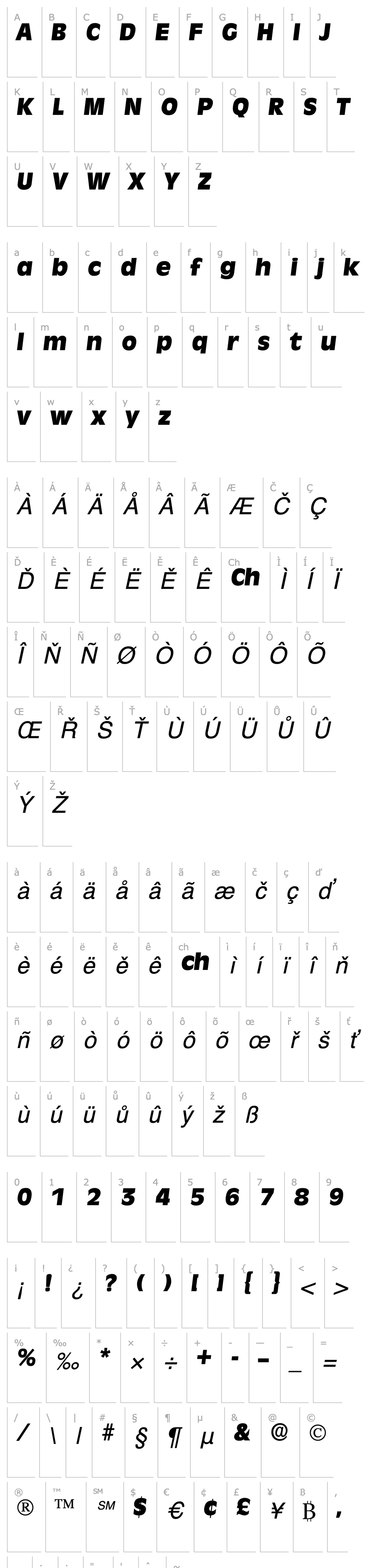 Overview Misce Display SSi Italic