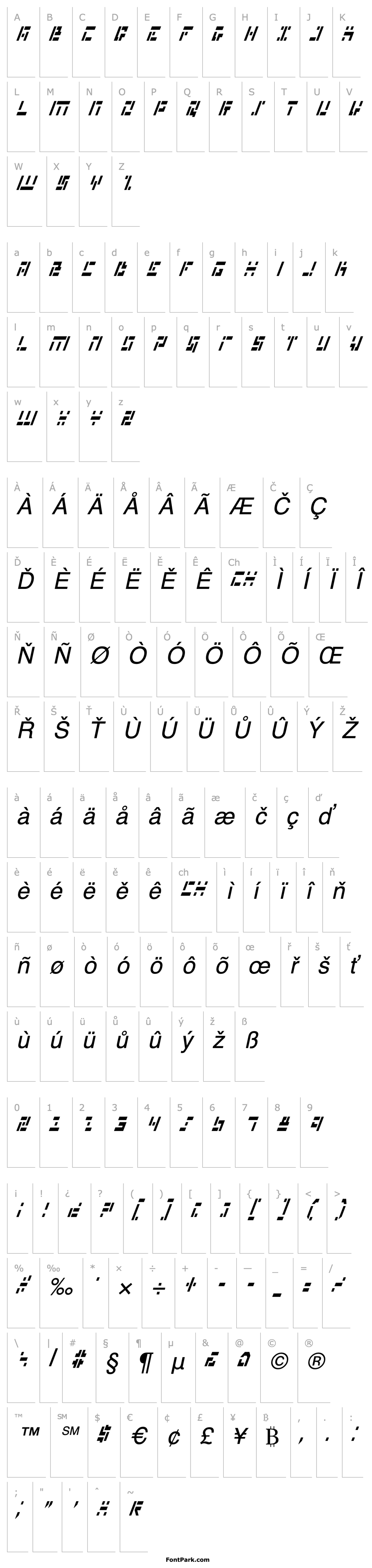 Overview Missile Man Italic Cond