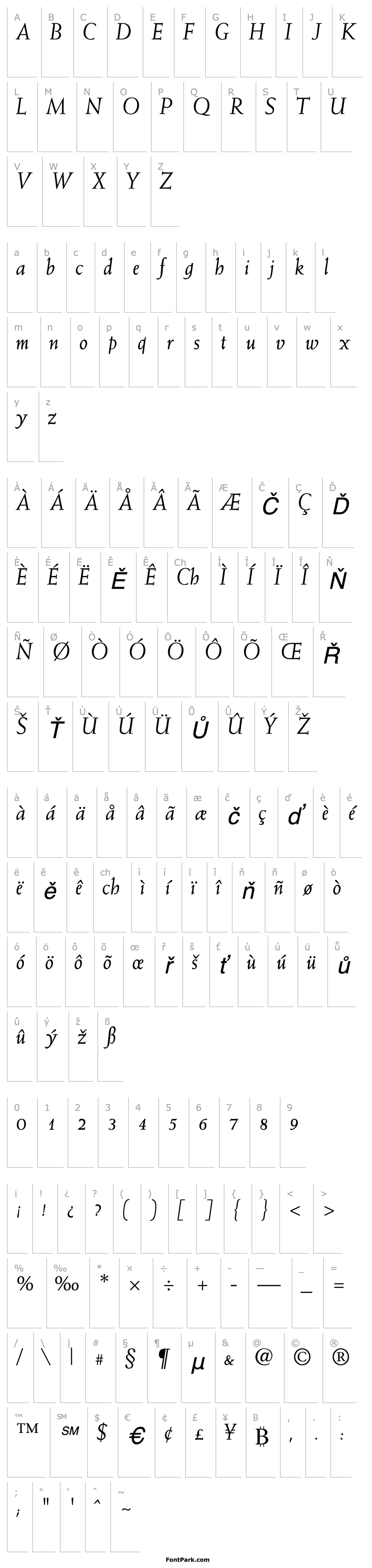 Overview Missive SSi Italic