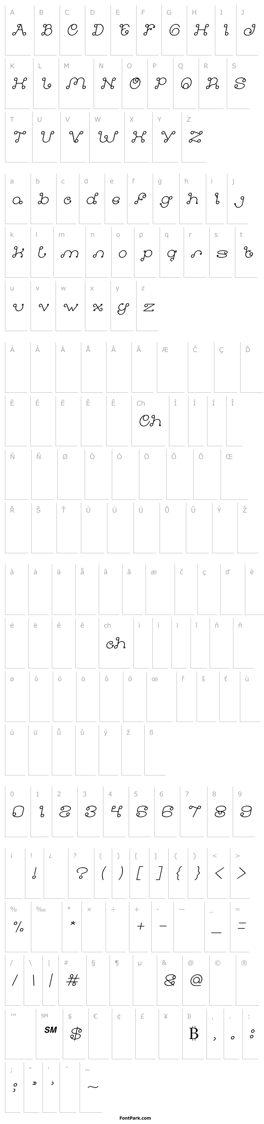 Overview Modern Aristocrat Bold Italic
