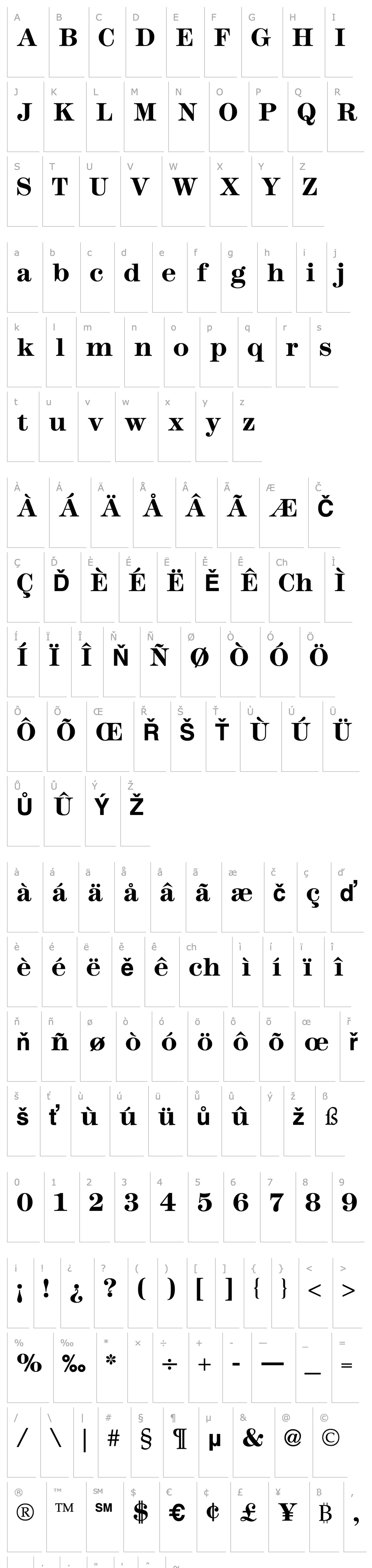 Overview Modern No. 216 Bold