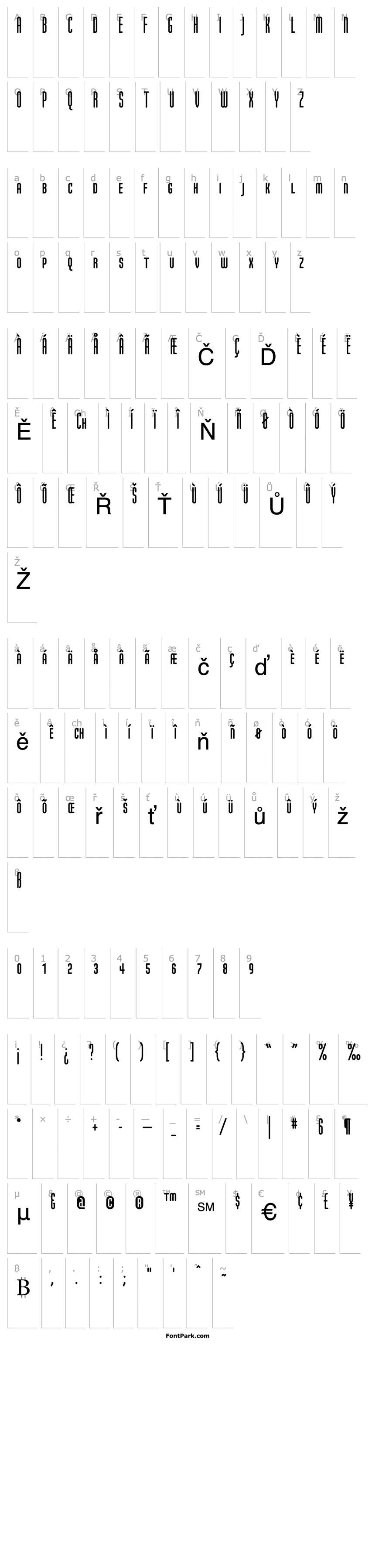 Overview ModulaRoundSansSmallCaps