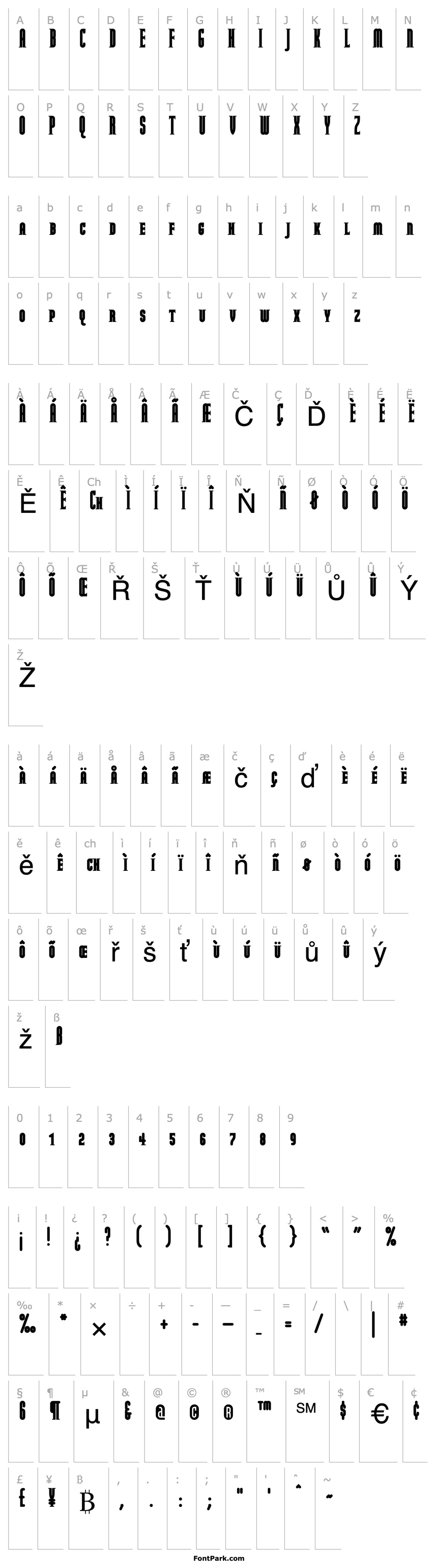 Přehled ModulaRoundSerifBlackSmallCaps Round Serif Black Small Caps