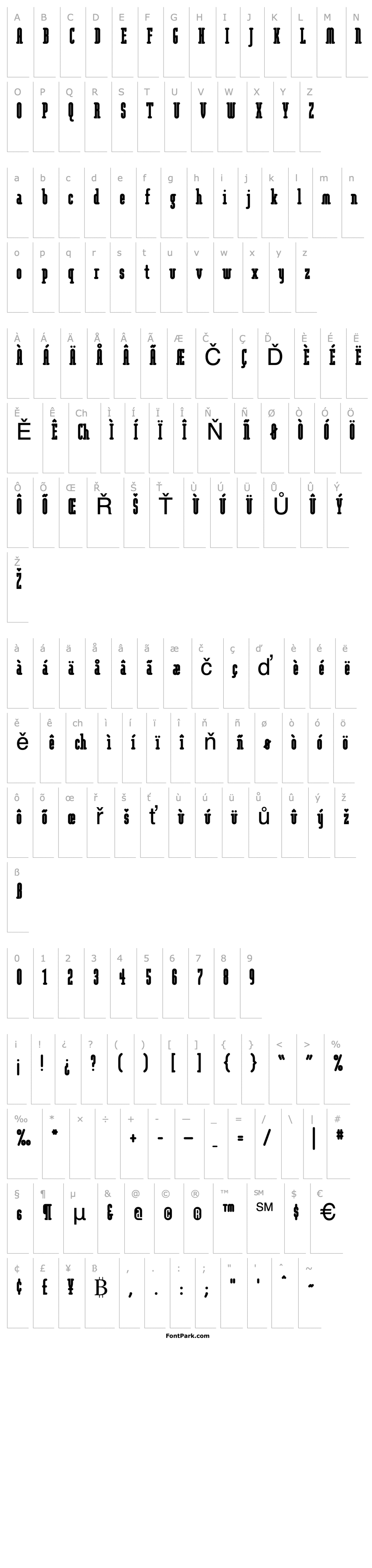 Přehled ModulaRoundSerifUltra Regular