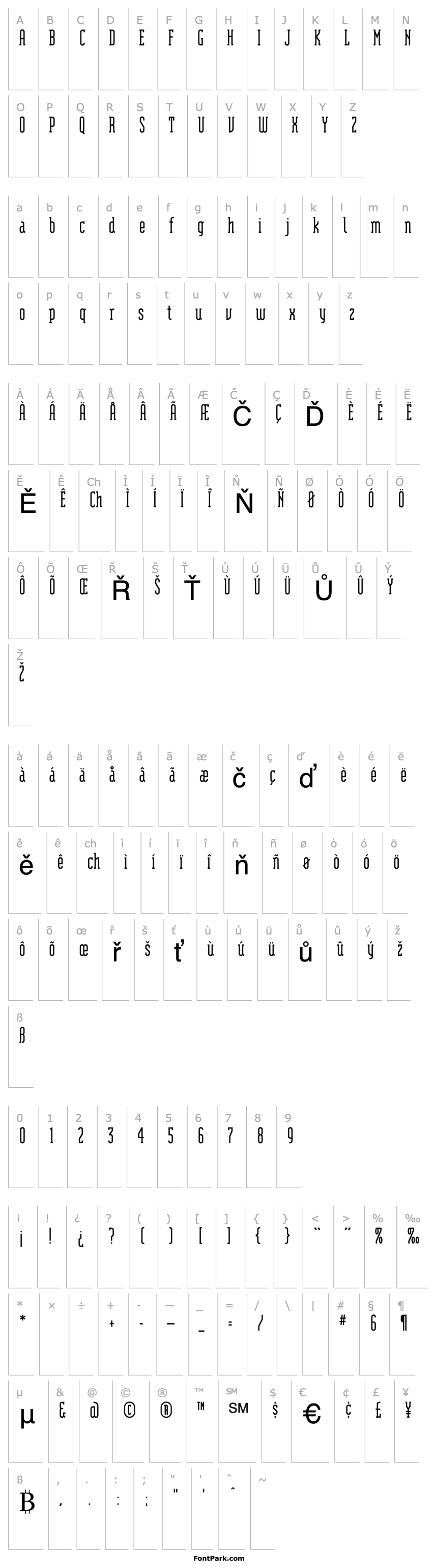 Přehled ModularSerif