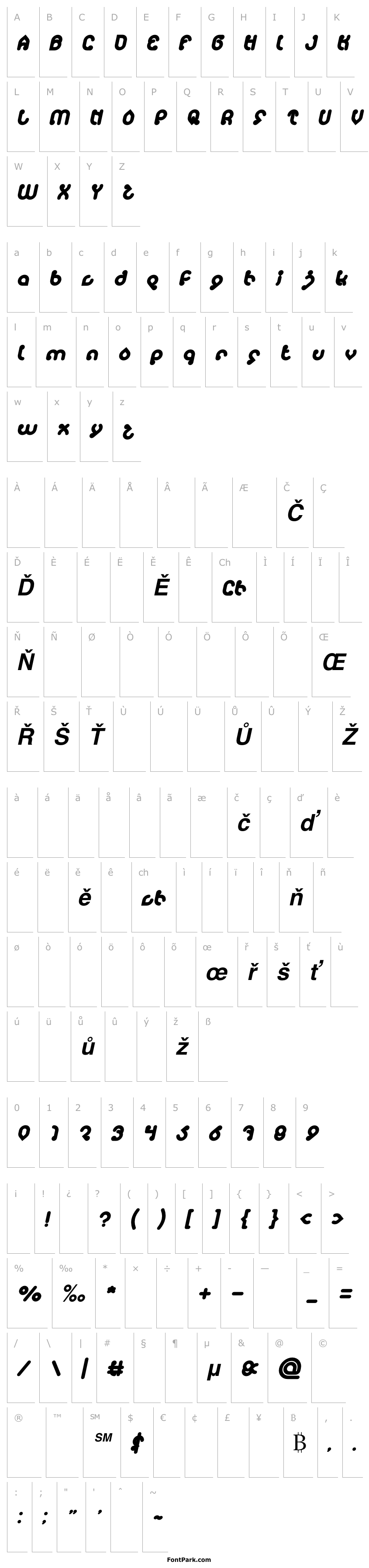 Overview monica Bold Italic