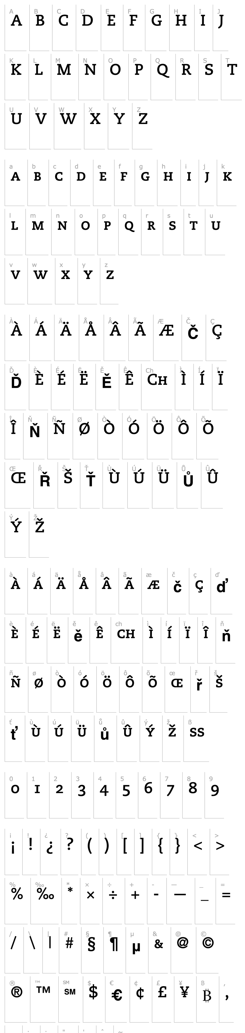Overview Monologue Caps SSi Bold Small Caps 