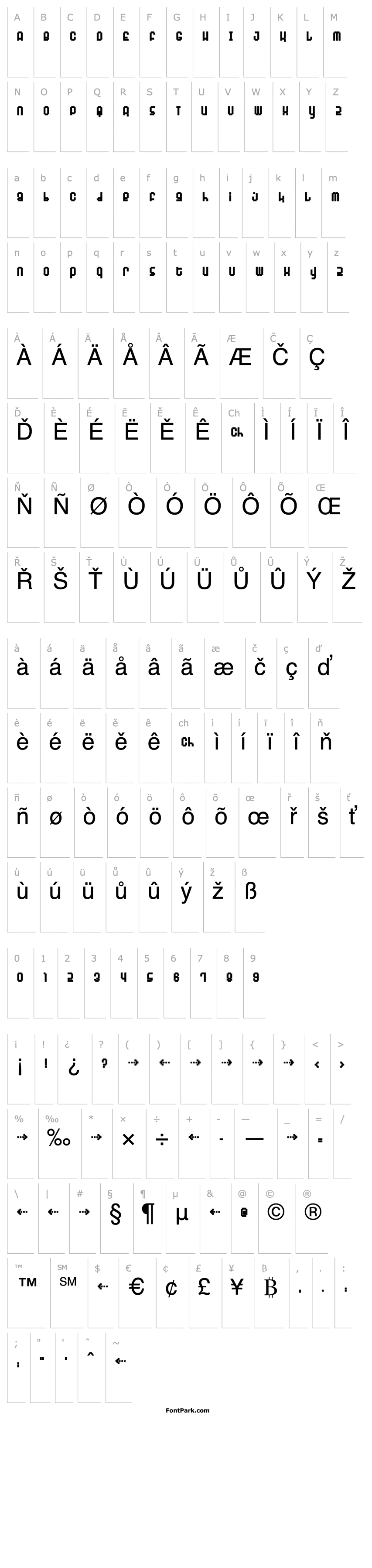 Přehled Monophonic   Bold