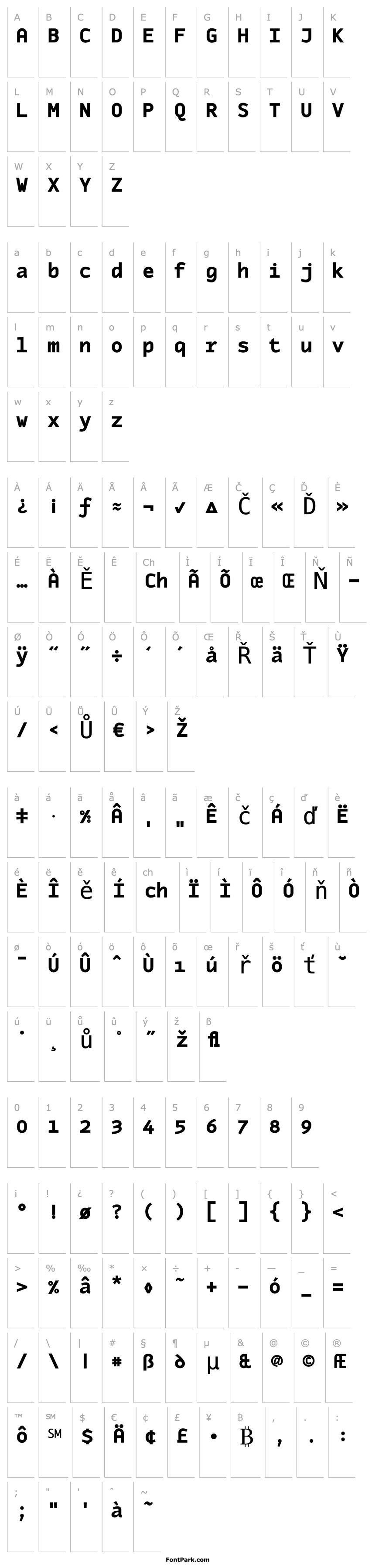 Overview MonoxExtraBold