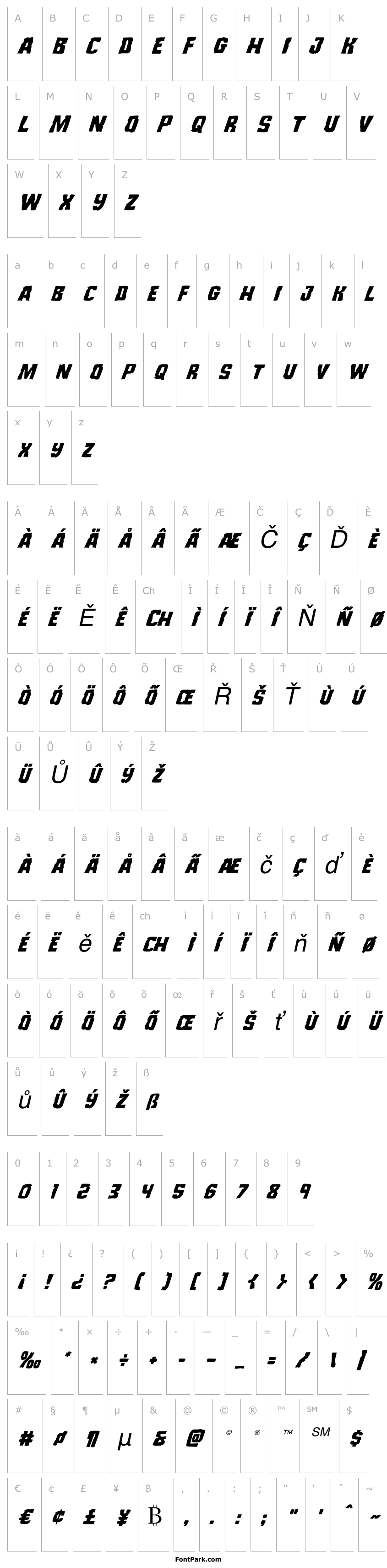 Overview Monster Hunter Super-Italic