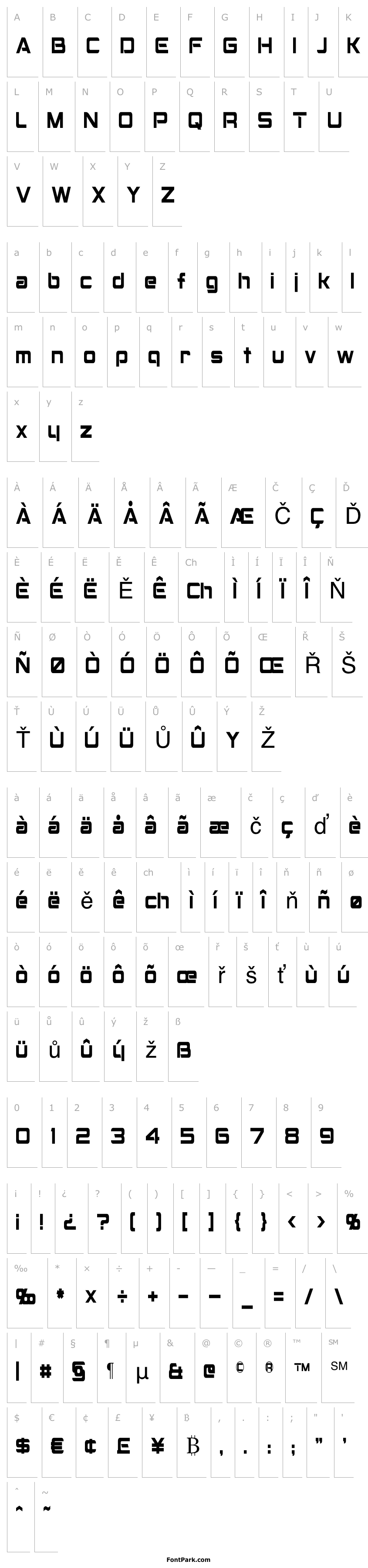 Přehled Montalban Condensed