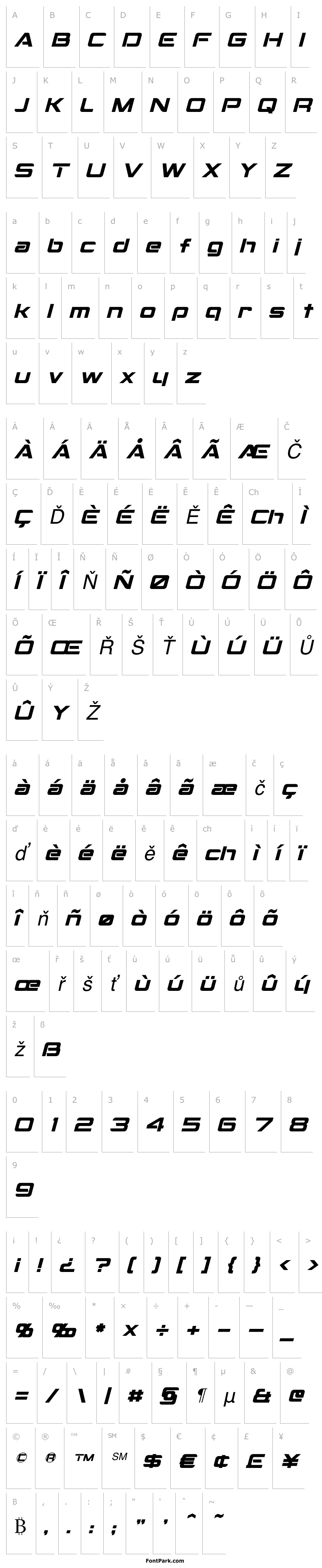 Overview Montalban Italic