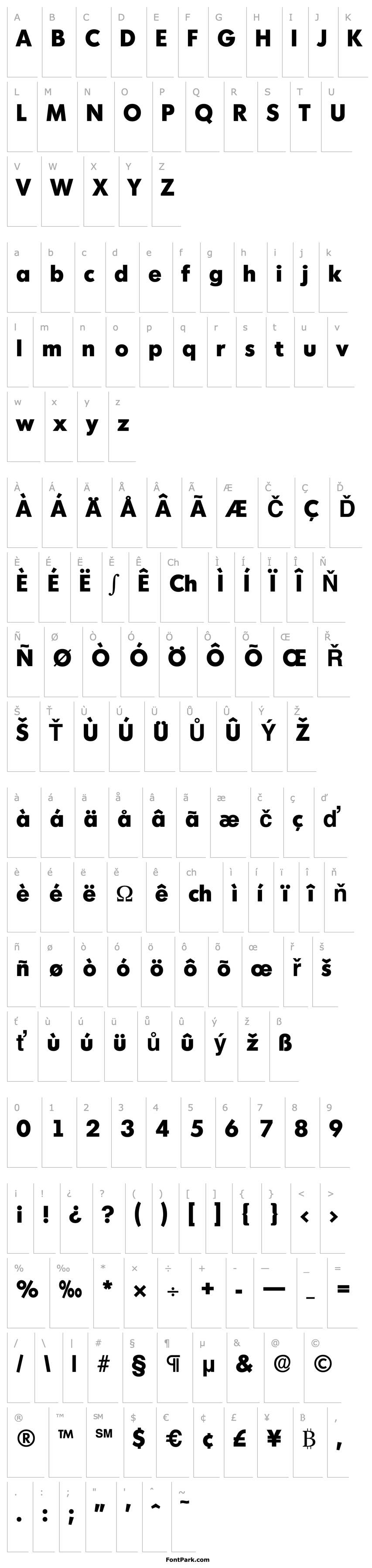 Overview Montreal-Serial-ExtraBold-Regular