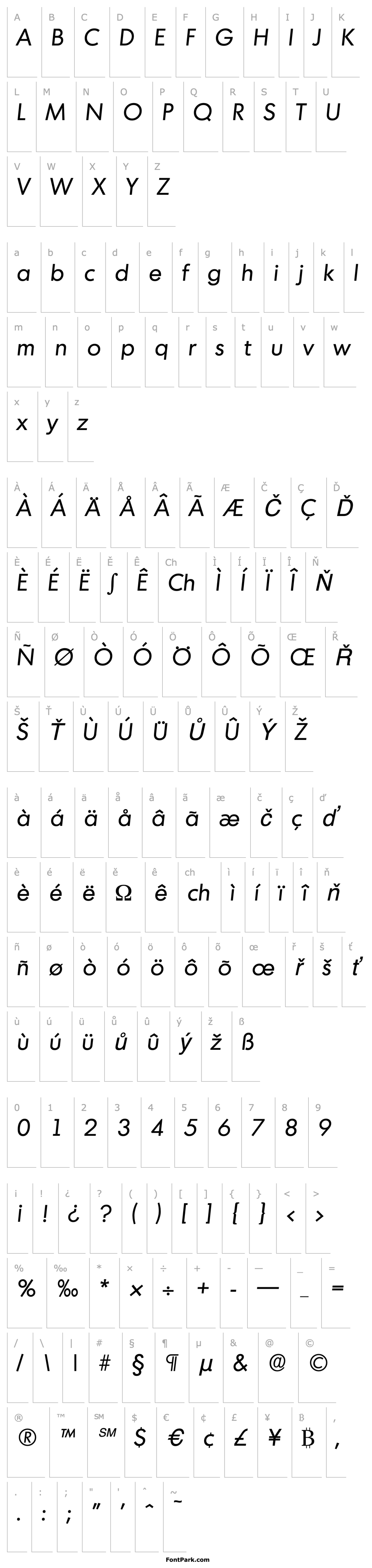 Overview Montreal-Serial-RegularItalic