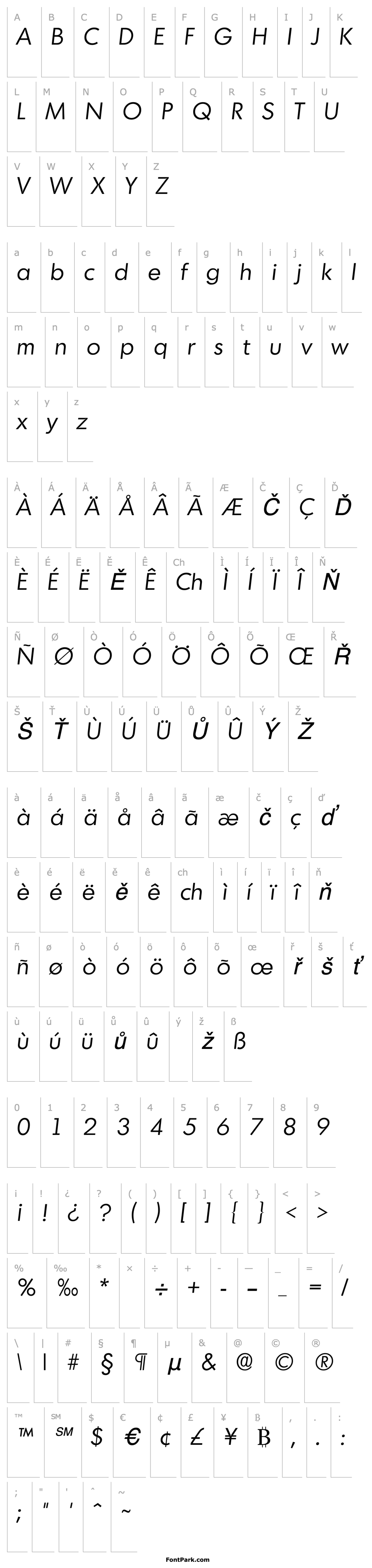 Overview MontrealLH Italic