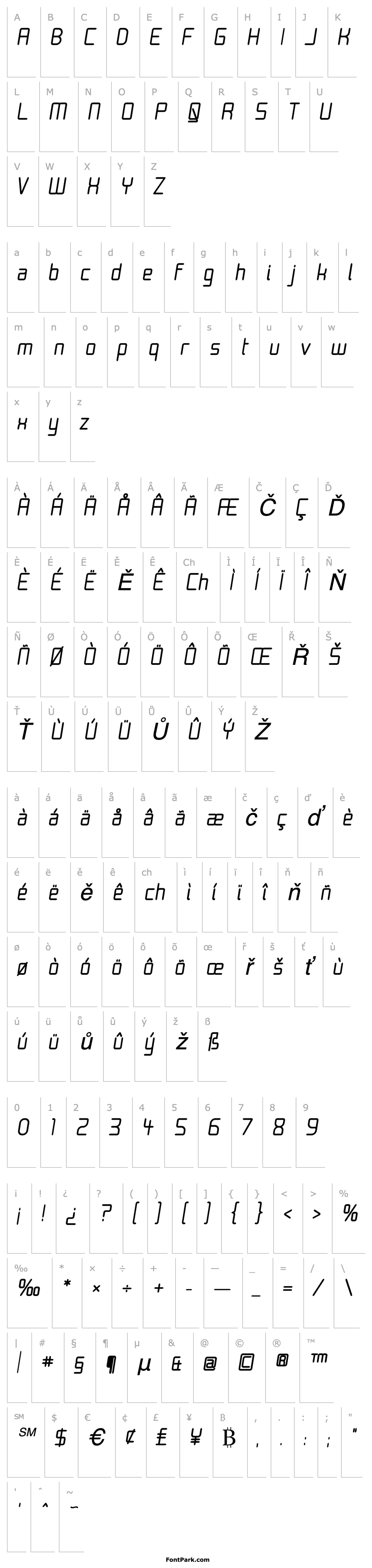 Overview Moondog Thirty Italic