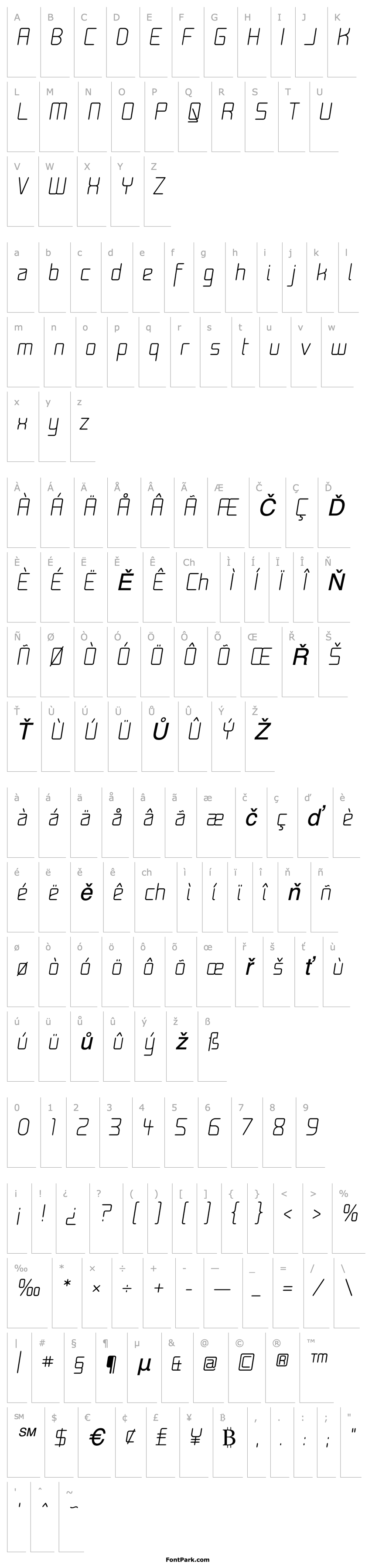 Overview Moondog Zero Italic