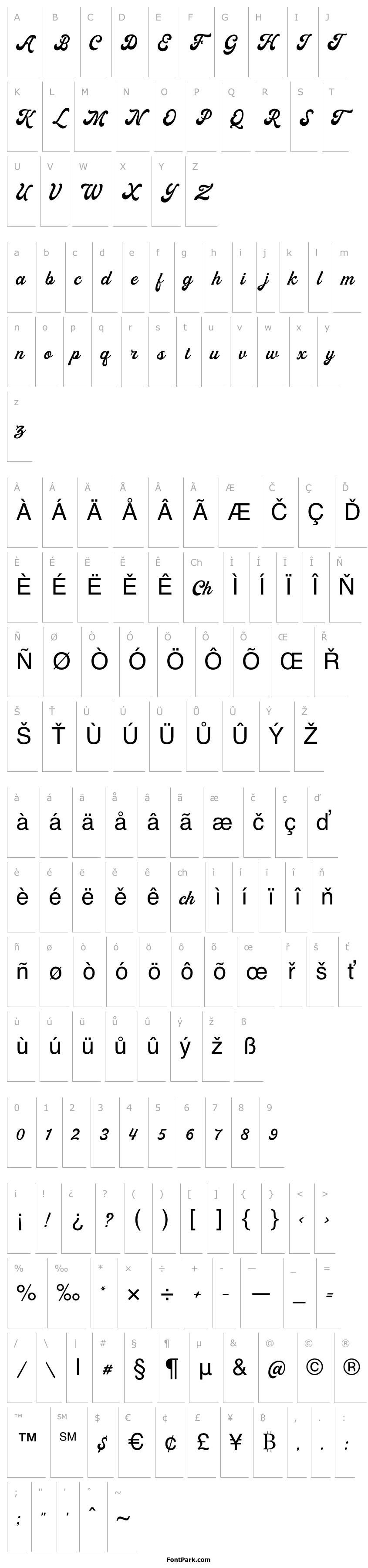 Overview Moraline Script DEMO-Regular