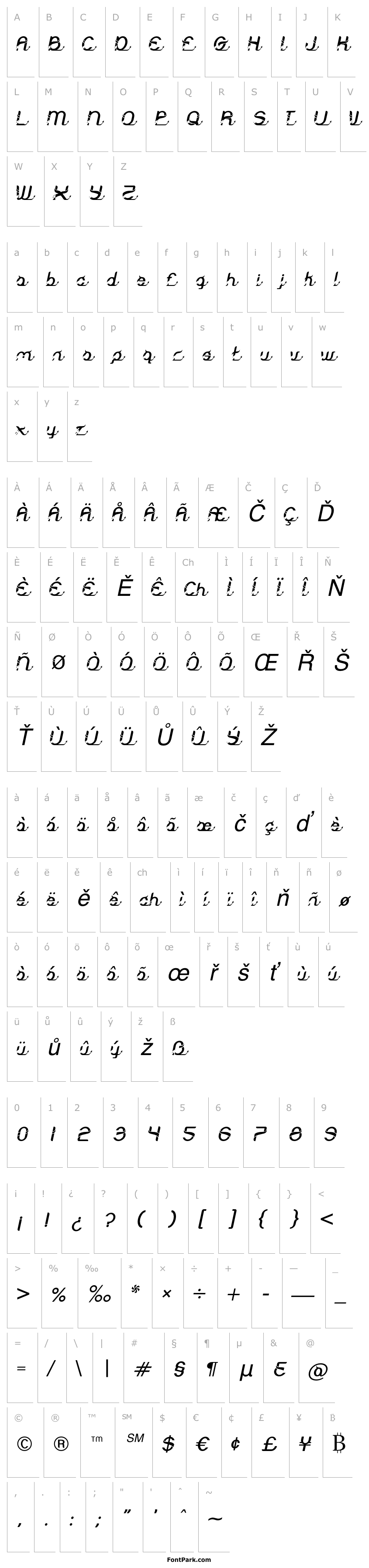 Overview Morgana Italic