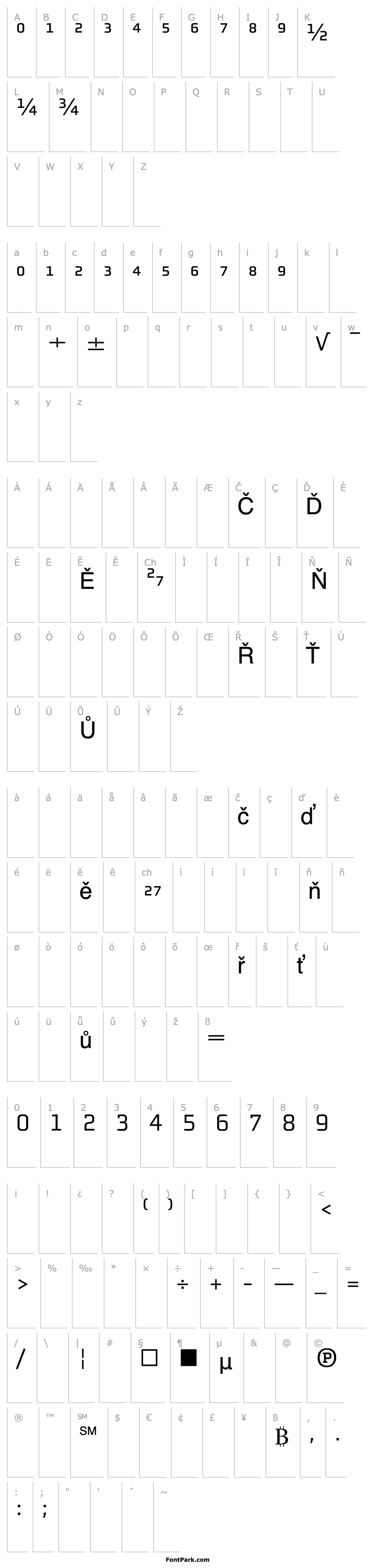 Přehled MorganAvec-RegularFigures