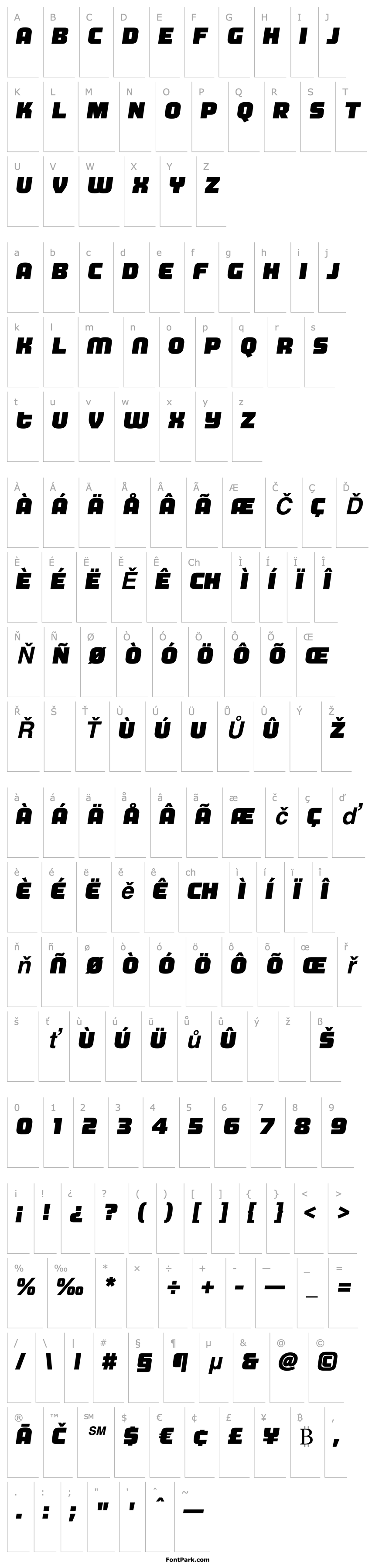 Přehled MorganBig-BlackItalic